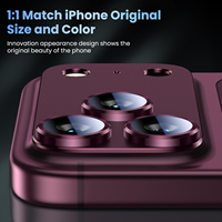 Protection d'objectif d'appareil photo anti-rayures en verre avec cadre métallique premium pour iPhone 18 Pro Max, modèle 2026