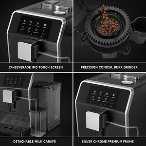 <span class=keywords><strong>Machine</strong></span> <span class=keywords><strong>à</strong></span> expresso entièrement automatique pour <span class=keywords><strong>café</strong></span> froid, grande capacité, en acier inoxydable, autonettoyante, pour la maison et le bureau - Product Image 3