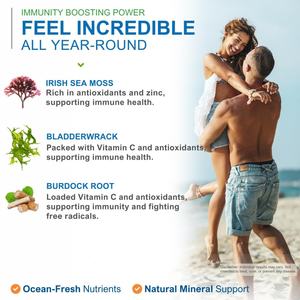 Extracto de Musgo Marino Herbal Personalizado en Cápsulas (60 Unidades) que Apoya la Salud Inmunológica de las Raíces para Hombres y Mujeres - Product Image 4