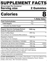 Natuurlijke Garcinia Cambogia Extract Fruit Gummies Kauwtabletten Dagelijkse Fruit Snack OEM Private Label Bulk Leverancier Garcinia Cambogia Gummies