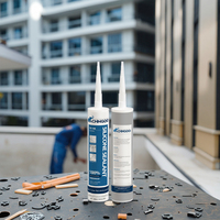 Scellant acrylique neutre résistant aux intempéries SJ-168, ignifuge, imperméable, transparent comme du cristal, certifié ISO9001 pour adhésifs et mastics