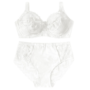 BEIZHI nuovo Design <span class=keywords><strong>con</strong></span> <span class=keywords><strong>ferretto</strong></span> Plus Size set di reggiseni e mutandine da donna trasparenti in pizzo Sexy di lusso - Product Image 5