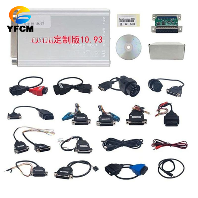 Excavator Parts for Carprog 10.93 ECU Airbag Reset Programmer with Full Adapters for Car Chip Tuning