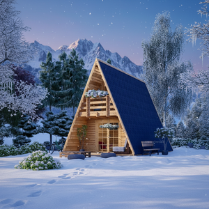 Casetta <span class=keywords><strong>Prefabbricata</strong></span> Modulare Moderna a Forma di A, Mini Casa da Giardino Economica, Villa <span class=keywords><strong>Prefabbricata</strong></span> Compatta, <span class=keywords><strong>Cabina</strong></span> Stile Apple - Product Image 3