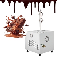 Distributeur de chocolat chaud 5,5 L en acier inoxydable 304, 1000 W, service complet, machine à tempérer le chocolat entièrement automatique
