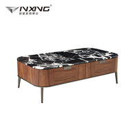 Table basse en bois écologique de style moderne Yinxing C894, avec rangement, assemblage facile, non pliable, meubles de salon