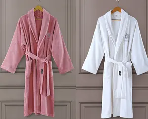 <span class=keywords><strong>Accappatoi</strong></span> bianchi <span class=keywords><strong>e</strong></span> asciugamano in cotone per hotel spa 100% cotone - Product Image 1