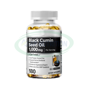 Capsules d'huile de cumin noir en gélules à marque privée ASAP - Supplément biologique de qualité alimentaire pour stimuler le métabolisme des adultes - Product Image 2