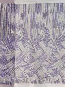 2024 nigéria rouge Guipure perles dentelle broderie tissu paillettes perles trame tricoté Aso Ebi pour <span class=keywords><strong>mariage</strong></span> africain brodé - Product Image 2