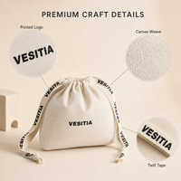 Sac à cordon en coton et lin personnalisé avec logo imprimé, petit sac cadeau pour bougies, pochette de rangement pour bijoux en coton mousseline biologique