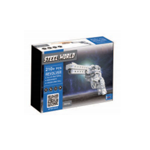 214 pièces DIY modèle pistolet jouet pistolets jouet <span class=keywords><strong>Revolver</strong></span> en métal avec 50 pièces élastiques - Product Image 5