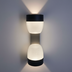 Lampada da parete a LED di lusso moderno per la decorazione per la casa 220V caldo bianco CCT per la camera da letto all'aperto Hotel Custom imballaggio in metallo di vetro - Product Image 1