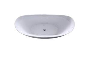 Nuevo 59 "100% Pure Lucite-Grade Acrílico en forma de huevo Bañera independiente al por mayor en tamaño de bañera pequeña - Product Image 5