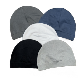 <span class=keywords><strong>Bonnet</strong></span> en tricot jacquard unisexe avec logo imprimé en silicone, doublure satinée, style slouchy, respirant, avec revers, pour la course et le <span class=keywords><strong>cyclisme</strong></span> - Product Image 2