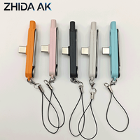 Nouveau design, câble de charge rapide PD 240W, câble plat en silicone Type-C, kit support 2-en-1, tendance 2026, logo personnalisé, 6A pour ordinateur portable et téléphone