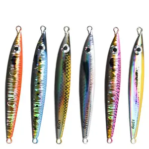 new arrive 120g150g180g 3D Printed UV effect luminous slow pitch casting fishing lure salt water metal jigs fishing tack