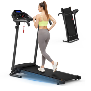 Caminadora Eléctrica Plegable de 2.5HP con Conectividad a Aplicaciones, Pantalla LED, Inclinación Manual, Amortiguación Profesional, Máquina para Correr en Casa - Product Image 1
