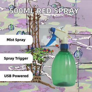 ขวดสเปรย์พลาสติกหลากสีสำหรับสวนแบบขายส่ง ขวดสเปรย์เครื่องสำอางรักษ์โลก กระบอกฉีดน้ำแบบโปร่งแสง - Product Image 2