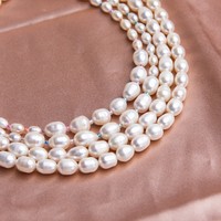 Colliers de perles d'eau douce pour femmes, bijoux élégants, bouton O T, Vintage, ensemble de colliers de perles personnalisés