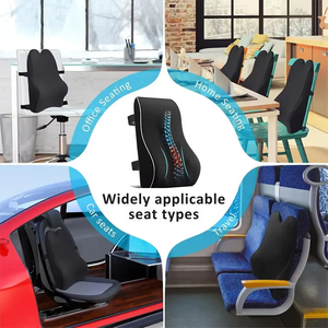 Cuscino Lombare Personalizzabile in Memory Foam, Design Ergonomico, Rimovibile e Lavabile per Sedia <span class=keywords><strong>da</strong></span> Gaming/<span class=keywords><strong>Ufficio</strong></span>/Sedile Auto - Product Image 4