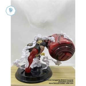 Vente en gros One Piece Wano Country Fourth Gear Luffy Great Ape King Spear Big Fist Figure 25cm PVC Gk Ornament Box Custom ODM - Product Image 6