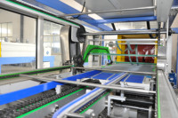 Machine d'emballage de film rétractable à demi-plateau BS-BT45 Machine d'emballage rétractable automatique pour palettes livres de fruits nourriture