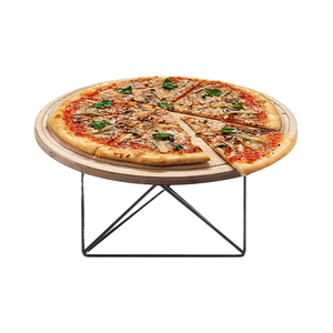 Creatifchef Supporto per <span class=keywords><strong>Pizza</strong></span> in Metallo Dorato Personalizzabile in Dimensioni e Forma, Espositore di Alta Qualità per Pizze e Torte - Product Image 4