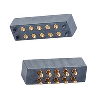 Chine connecteur à ressort pogo pin 2pin fiche électrique broche en laiton mâle femelle pogopin pogopin connecteurs 18 pin