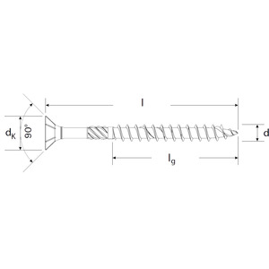 Fischer FPF ST A2P Power-Fast 4.5x Tornillos de acero inoxidable con rosca parcial (200 uds) - Product Image 2