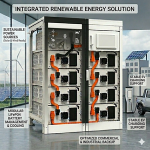 Sistema de Batería de Respaldo de Alta Potencia para UPS Industrial de 32kWh 51.2kWh, Sistema Integrado de Extinción de Incendios por Gas, Rack 2C LiFePO4 para Centro de Datos - Product Image 1