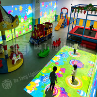 Système de projection au sol interactif pour enfants, jeu interactif de cartographie 3D avec logiciel projecteur