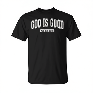 T-shirt vintage rétro chrétien « Dieu est bon en tout temps Jésus » – T-shirt promotionnel vintage rétro chrétien - Product Image 2