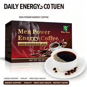 Café Énergisant pour Hommes - Poudre Instantanée avec Extrait de Maca Naturel de Haute Qualité, 20 Sachets en Sachet - Product Image 5