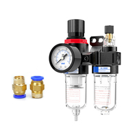 Filtre séparateur d'huile et d'eau pour compresseur d'air AFR2000+AL2000 G1/4" AFC2000, régulateur, piège à air, réducteur de pression pour aérographe