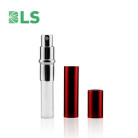 Atomiseur portatif de parfum en aluminium de voyage de poche intérieure en verre vide de 5ml 10ml 15ml