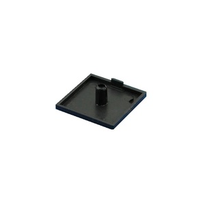Embouts en plastique ABS noir standard européen 20x20mm pour profils en aluminium - Product Image 2