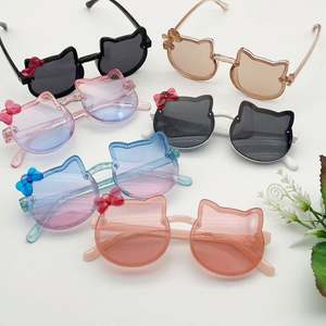 Gafas de Sol Infantiles con Logotipo Personalizado al por Mayor, Gafas de Sol Coloridas con Forma de Gato UV400 para Niños - Product Image 4