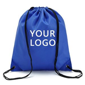 Sac de sport à cordon personnalisé avec logo promotionnel, en tissu agréable, pour femmes, hommes et enfants - Product Image 3