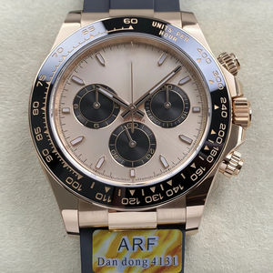 Montre mécanique de luxe de qualité supérieure 40 mm ARF Factory Acier 904L Mouvement 4131 126515 Poids 161g Or rose Chronographe - Product Image 1