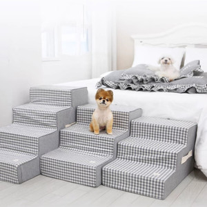 Vente d'usine <span class=keywords><strong>Escalier</strong></span> <span class=keywords><strong>pour</strong></span> <span class=keywords><strong>chien</strong></span> avec logo personnalisé <span class=keywords><strong>pour</strong></span> petits chiens et chats avec couvercle amovible <span class=keywords><strong>Escalier</strong></span> <span class=keywords><strong>pour</strong></span> <span class=keywords><strong>chien</strong></span> <span class=keywords><strong>à</strong></span> 3 ou 4 marches <span class=keywords><strong>pour</strong></span> lits hauts et canapé - Product Image 3