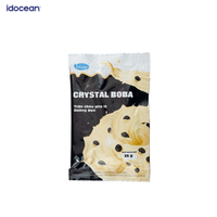 Thé au lait Matcha crémeux classique thé à bulles asiatique hypocalorique fromage cristal Boba boîte en carton emballage pour des ingrédients parfaits