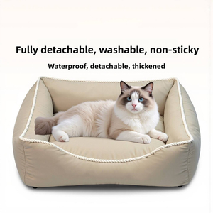 Cama para Perros Pequeños y Medianos, Resistente al Desgaste, Impermeable, Antideslizante, Lavable, Cálida para Invierno - Product Image 2