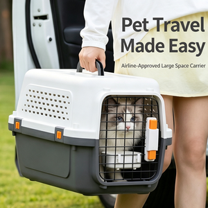 Airline <b>Pet</b> <b>Carrier</b> - Space Capsule Travel Crate for Cats & Small Dogs - Product Image 2