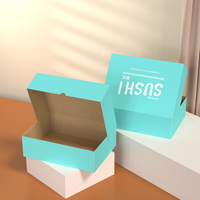 Contenedor de Sushi Personalizado para Llevar, Caja de Comida para Llevar, Caja Bento para Sushi, Caja de Sushi Japonesa