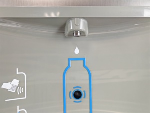 Distributeur d'eau mural sans contact en acier inoxydable avec capteur pour le remplissage de bouteilles – Idéal pour les espaces publics - Product Image 5