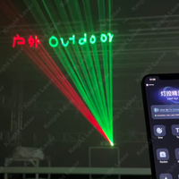 Éclairage de projecteur laser Ilda de contrôle d'application de téléphone de scène de 10 watts