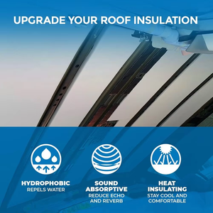 Panneaux éponge en mélamine blanche personnalisés <span class=keywords><strong>mousse</strong></span> <span class=keywords><strong>acoustique</strong></span> insonorisée pour silencieux intérieur de voiture - Product Image 4