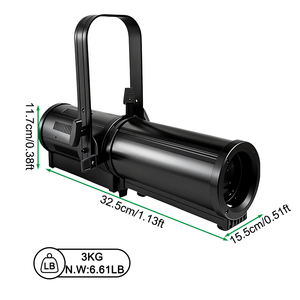 Igracelite 25-50 Degree WW/CW/RGBW Mini Zoom LED Leko Profile Spot Stage <strong>Light</strong> Church Ellipsoidal Profile Spot <strong>Light</strong> - Product Image 2