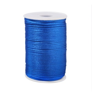 Fil de cordon en satin de nylon de 2,5 mm pour la fabrication de bracelets en macramé, de nœuds chinois, de colliers et de bijoux, 100 m - Product Image 6