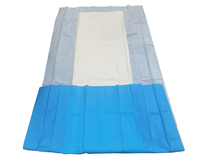 Alèses absorbantes jetables lavables en tissu non tissé, draps chirurgicaux 5 plis, sous-alèses en pâte fluff, similaires aux couches